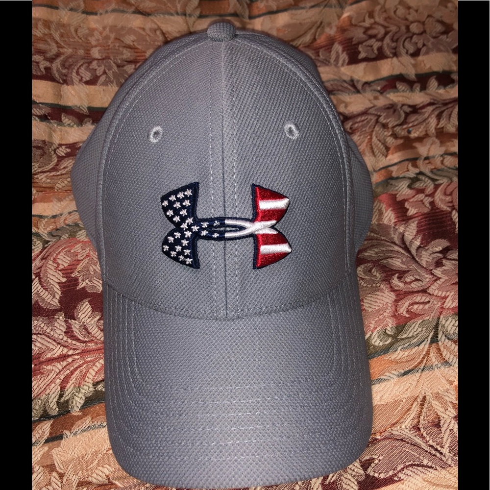 PATRIOTIC UNDER ARMOUR FITTED USA HAT L/XL